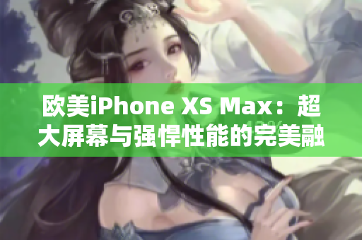 欧美iPhone XS Max：超大屏幕与强悍性能的完美融合