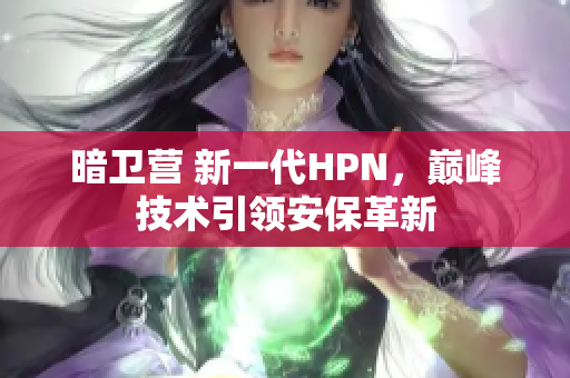 暗卫营 新一代HPN，巅峰技术引领安保革新