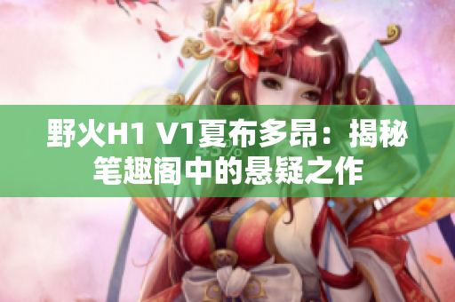 野火H1 V1夏布多昂：揭秘笔趣阁中的悬疑之作