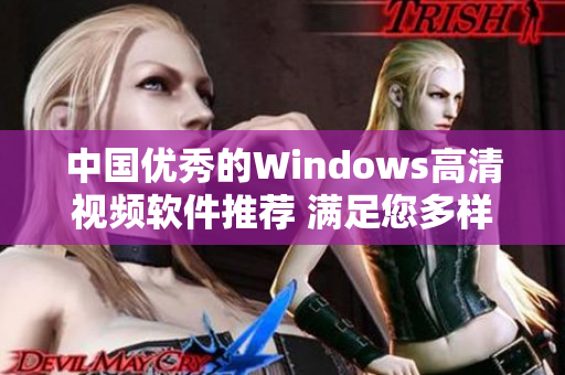 中国优秀的Windows高清视频软件推荐 满足您多样化需求