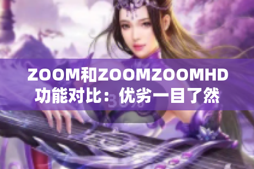 ZOOM和ZOOMZOOMHD功能对比：优劣一目了然