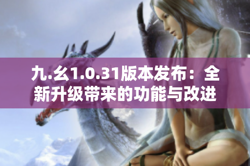 九.幺1.0.31版本发布：全新升级带来的功能与改进