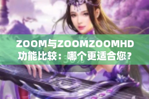 ZOOM与ZOOMZOOMHD功能比较：哪个更适合您？