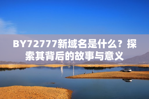 BY72777新域名是什么？探索其背后的故事与意义