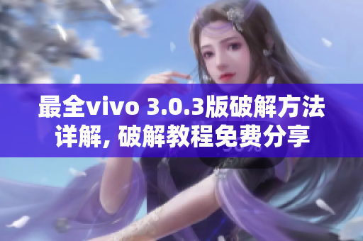 最全vivo 3.0.3版破解方法详解, 破解教程免费分享