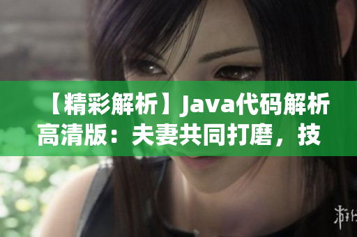 【精彩解析】Java代码解析高清版：夫妻共同打磨，技术提升新高度