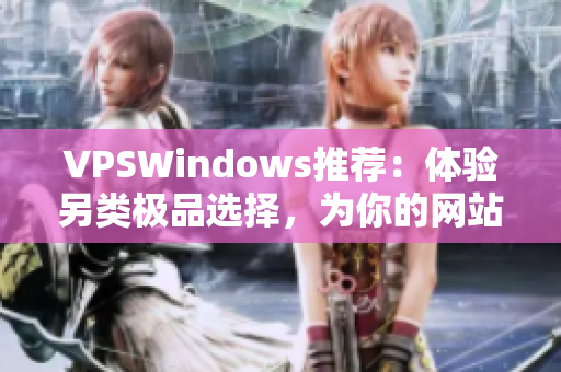 VPSWindows推荐：体验另类极品选择，为你的网站性能保驾护航