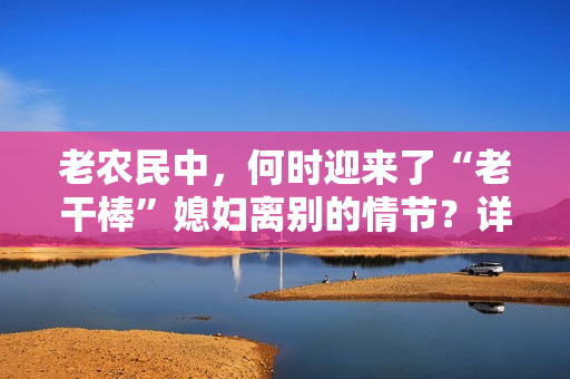 老农民中，何时迎来了“老干棒”媳妇离别的情节？详解第几集。