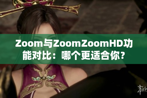 Zoom与ZoomZoomHD功能对比：哪个更适合你？