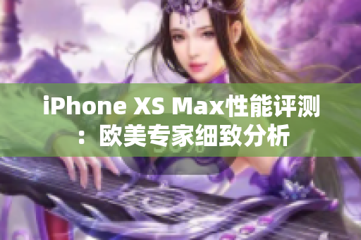 iPhone XS Max性能评测：欧美专家细致分析