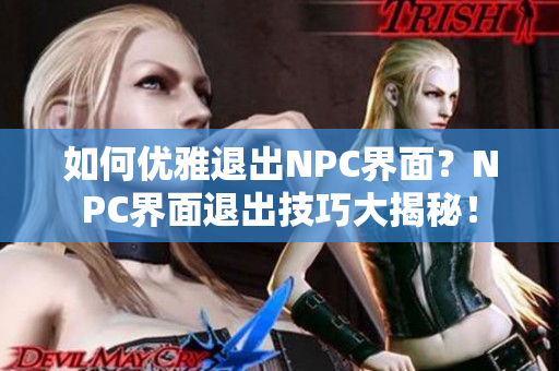 如何优雅退出NPC界面？NPC界面退出技巧大揭秘！