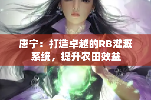 唐宁：打造卓越的RB灌溉系统，提升农田效益