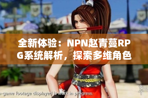 全新体验：NPN赵青蔓RPG系统解析，探索多维角色塑造与互动