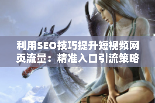 利用SEO技巧提升短视频网页流量：精准入口引流策略大揭秘！