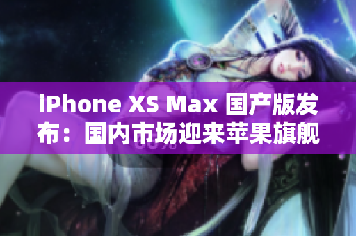 iPhone XS Max 国产版发布：国内市场迎来苹果旗舰手机