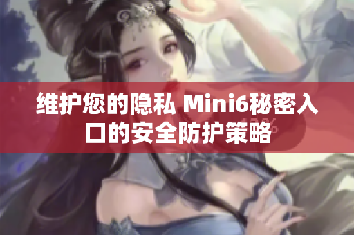 维护您的隐私 Mini6秘密入口的安全防护策略