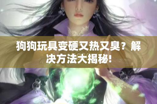 狗狗玩具变硬又热又臭？解决方法大揭秘!