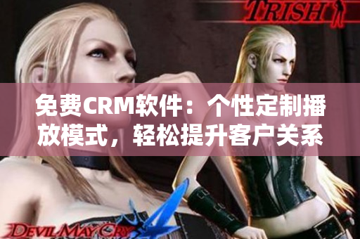 免费CRM软件：个性定制播放模式，轻松提升客户关系管理效率