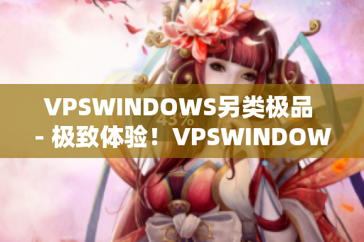 VPSWINDOWS另类极品 - 极致体验！VPSWINDOWS超值推荐