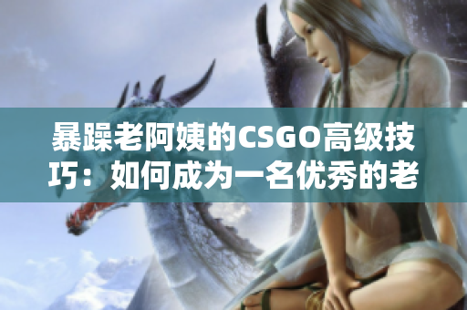 暴躁老阿姨的CSGO高级技巧：如何成为一名优秀的老兵