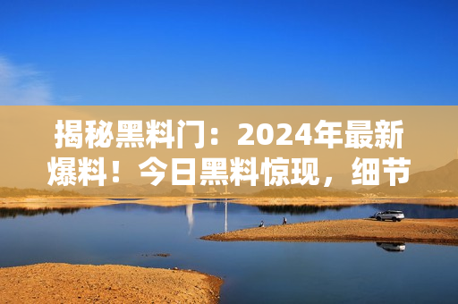 揭秘黑料门：2024年最新爆料！今日黑料惊现，细节曝光！