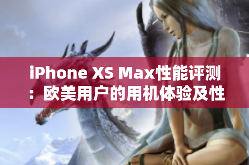 iPhone XS Max性能评测：欧美用户的用机体验及性能分析