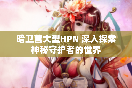 暗卫营大型HPN 深入探索神秘守护者的世界