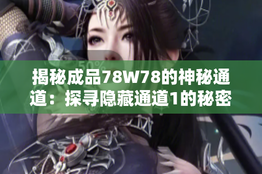 揭秘成品78W78的神秘通道：探寻隐藏通道1的秘密