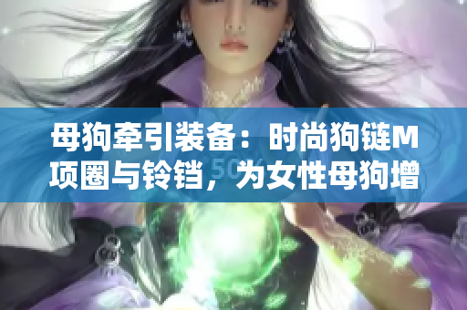 母狗牵引装备：时尚狗链M项圈与铃铛，为女性母狗增添个性魅力