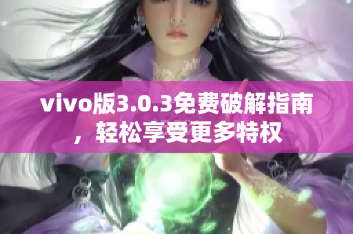 vivo版3.0.3免费破解指南，轻松享受更多特权