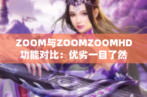 ZOOM与ZOOMZOOMHD功能对比：优劣一目了然