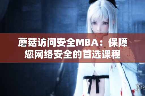 蘑菇访问安全MBA：保障您网络安全的首选课程