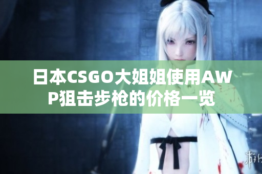 日本CSGO大姐姐使用AWP狙击步枪的价格一览