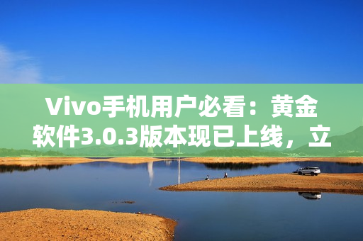 Vivo手机用户必看：黄金软件3.0.3版本现已上线，立即下载体验