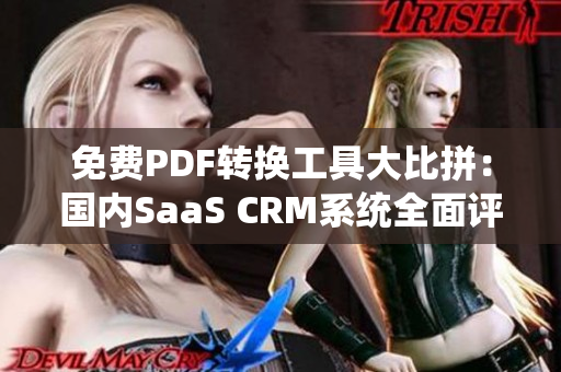 免费PDF转换工具大比拼：国内SaaS CRM系统全面评测及推荐