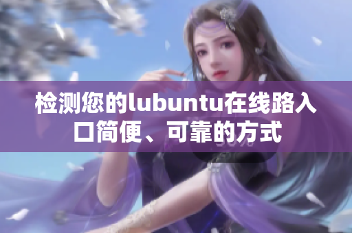 检测您的lubuntu在线路入口简便、可靠的方式