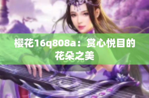 樱花16q808a：赏心悦目的花朵之美