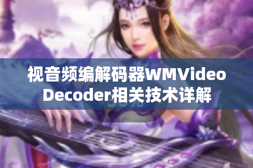 视音频编解码器WMVideoDecoder相关技术详解