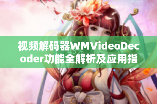 视频解码器WMVideoDecoder功能全解析及应用指南