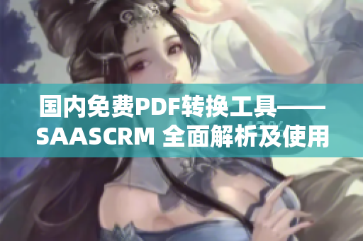 国内免费PDF转换工具——SAASCRM 全面解析及使用攻略