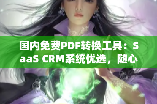 国内免费PDF转换工具：SaaS CRM系统优选，随心打包数据