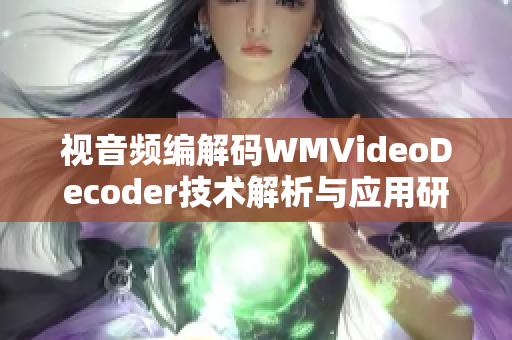 视音频编解码WMVideoDecoder技术解析与应用研究