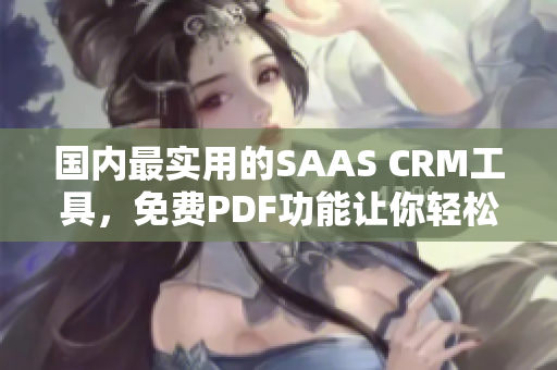 国内最实用的SAAS CRM工具，免费PDF功能让你轻松管理客户