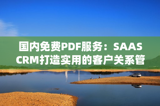 国内免费PDF服务：SAASCRM打造实用的客户关系管理系统