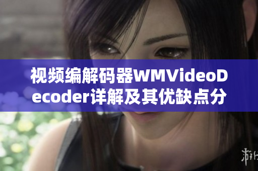 视频编解码器WMVideoDecoder详解及其优缺点分析