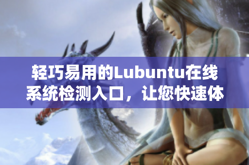 轻巧易用的Lubuntu在线系统检测入口，让您快速体验操作系统