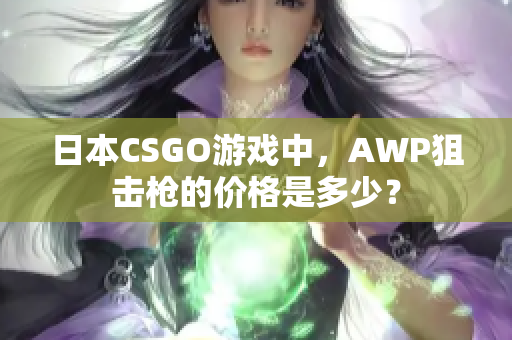 日本CSGO游戏中，AWP狙击枪的价格是多少？