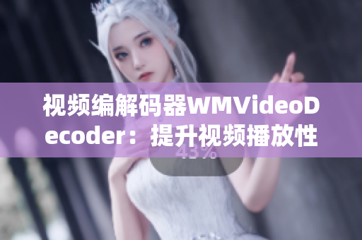 视频编解码器WMVideoDecoder：提升视频播放性能，优化系统资源利用