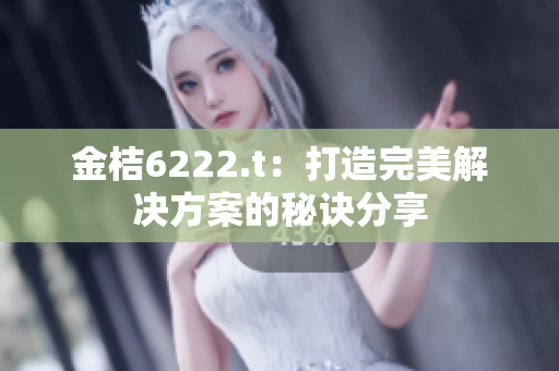 金桔6222.t：打造完美解决方案的秘诀分享