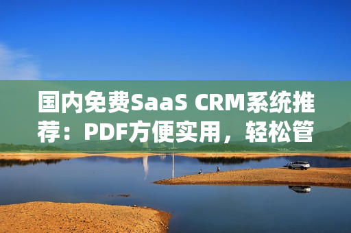 国内免费SaaS CRM系统推荐：PDF方便实用，轻松管理客户信息